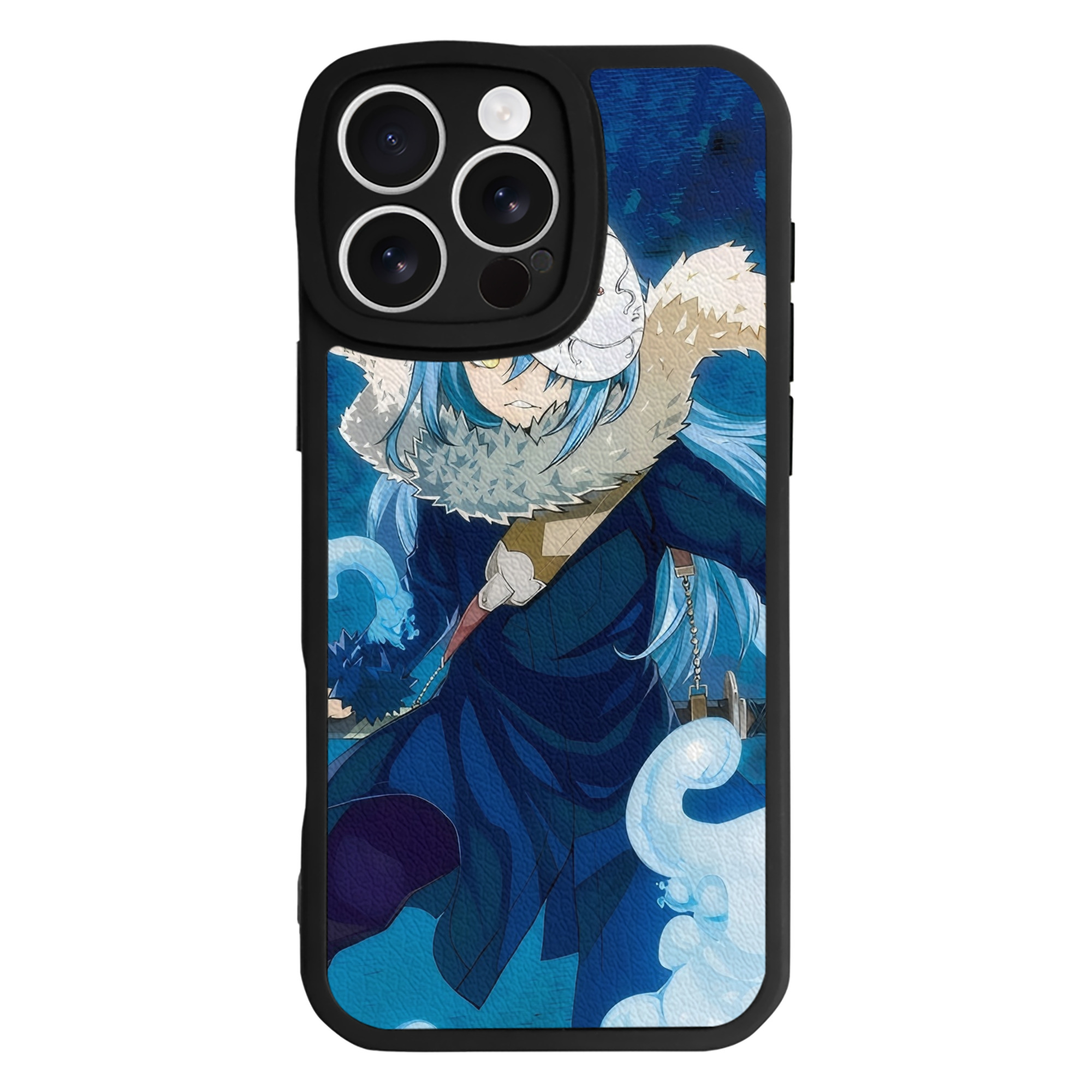 （画像用） 転スラ Regarding Reincarnated to Slime 【iPhone 16シリーズ対応】シリコンスマホケース（レザー調） 材質：シリコン